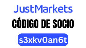 Código de socio JustMarkets s3xkv0an6t: Bono €500 + 15%