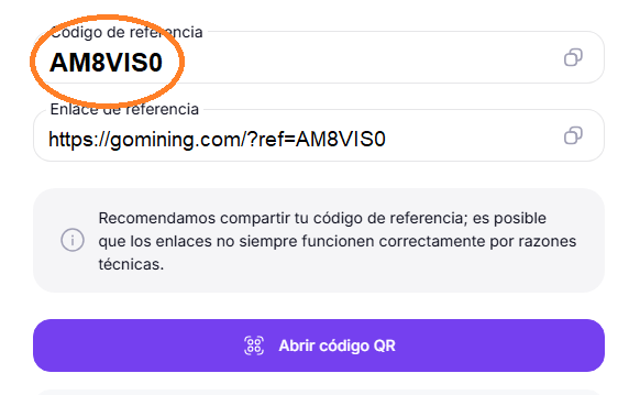Código Promocional de GoMining